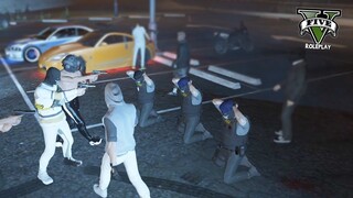 NYANDRA POLISI !! TERJADI PERANG ?? GTA 5 ROLEPLAY