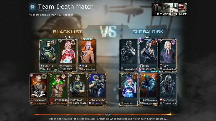Crossfire - Sniper Only - Team Deathmatch - Power Plant