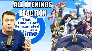 THAT TIME I GOT REINCARNATED AS A SLIME All Openings - REACTION