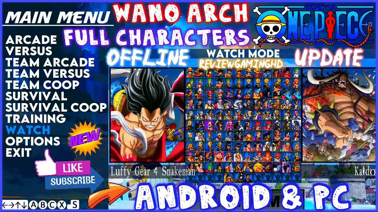 New Gear 5 One Piece Anime Mugen Android APK Download