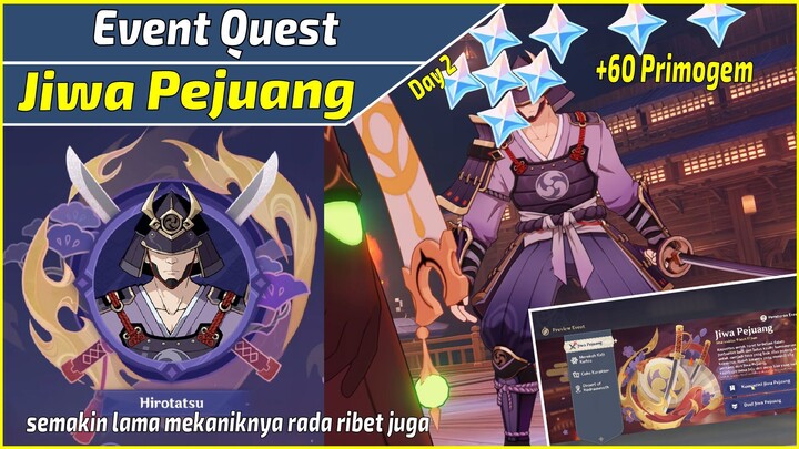 Hari ke 2 di Event Terbaru Genshin Impact Jiwa Pejuang