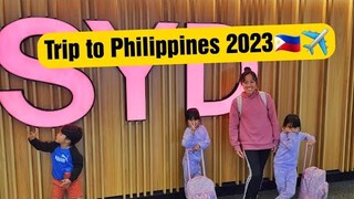 OUR FLIGHT AUCKLAND🇳🇿 TO MANILA🇵🇭 | Going Home to Philippines after Five Years | McPherson Family
