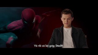 Tom Holland "spoil" 2 bộ giáp mới của Người Nhện trong Far From Home