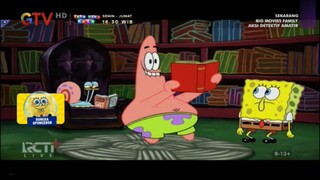 Spongebob Squarepants GTV HD • Part 4 • Baca Buku Pikiran Otak • Episode Bahasa Indonesia