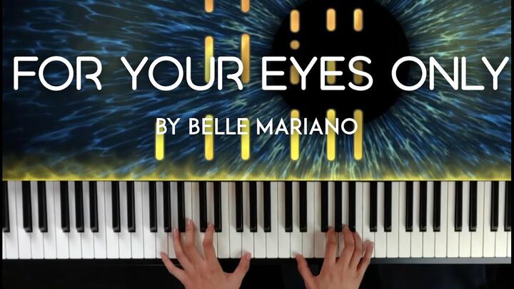 For Your Eyes Only by Belle Mariano piano cover | with lyrics / free sheet music