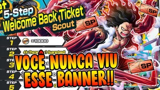 TORRANDO MEUS TICKETS NO BANNER SECRETO NESSE JOGO DE ONE PIECE PARA CELULAR【One Piece Bounty Rush】