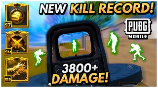 My KILL RECORD In Season 18 | 3,800+ Damage | PUBG MOBILE