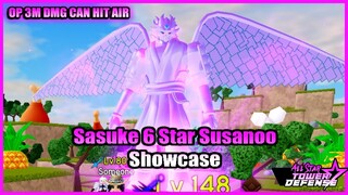 Sasuke 6 Star Level 80 Showcase All Star Tower Defense