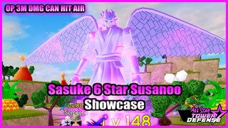 Sasuke 6 Star Level 80 Showcase All Star Tower Defense