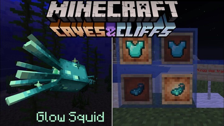 Minecraft Bản Cập Nhật Hang Động 1.17 Có Gì Mới_ - Phần 4 - Mực Phát Sáng _ Glow Squid