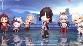 【阴阳师MMD】是Q版奶切和奶吞！奶团子们集合！！！他们真的好可爱呜呜呜