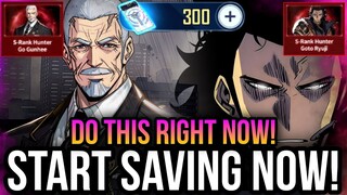 Solo Leveling:ARISE - Everyone Start Saving Right Now! *Do This Now*