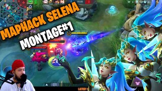 MAPHACK SELENA MONTAGE #1 | MOBILE LEGENDS MOMENTS