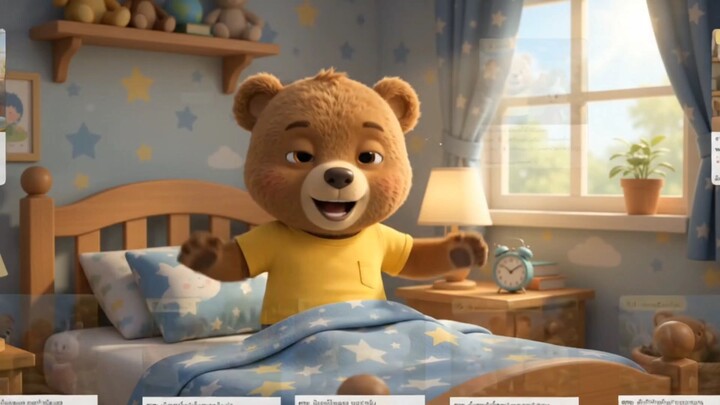 🐻 น้องหมีพาเรียนรู้ “อวัยวะของร่างกาย” 👀👂👃 | เพลงเด็กอนุบาล ร้องเล่นเต้นตาม 🎵