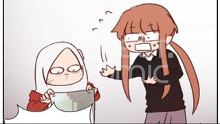 Upi mau vlog, eh malah tumpahin cat ke lukisan Amu… 😭 Sekarang Amu ngamuk