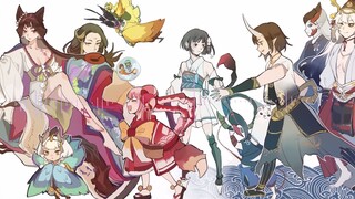 【五周年贺岁】【阴阳师群像手书】普通disco