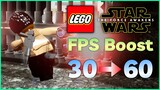 FPS Boost | LEGO Star Wars: The Force Awakens (30fps vs 60fps Gameplay)