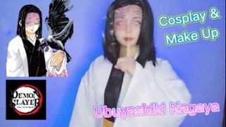 Cosplay เป็น คากายะ (ท่านเจ้าบ้าน) จาก Kimetsu No Yaiba