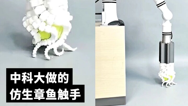中国团队做了一个章鱼触手，又怪又好用🤯