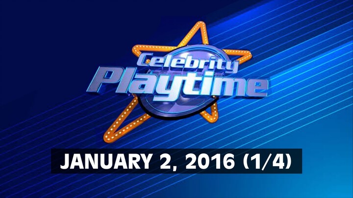 Celebrity Playtime (1/4) | January 2, 2016 | ALLTV HD