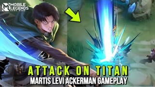 LEVI AOT X MARTIS EL EARLY ES IMPRESIONANTE 🔥 | MOBILE LEGENDS