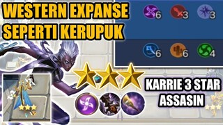 COUNTER MAGE WESTERN EXPANSE! KARRIE BINTANG 3 ASSASIN | AUTO JUARA 1 MAGIC CHESS MOBILE LEGENDS