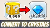 Convert these ITEMS into CRYSTALS NOW!