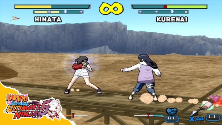 Hinata vs Kurenai - Naruto Shippuden Ultimate Ninja 5 (com vs com)