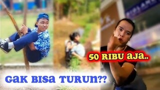 BISA TURUN TAPI LIMA PULUH RIBU AJA || REACTION MEME LUCU || HIBURAN WARGA BUMI || VIDEO TERKOCAK