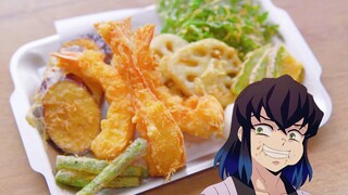 [ Kimetsu no Yaiba ] Ibu mertuaku bilang hari ini kami makan tempura, jenis yang lapisannya sangat t