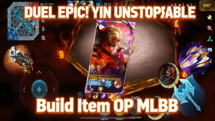 🔥YIN UNSTOPPABLE! Build Item OP Yin FULL DAMAGE! Auto WIN 100%! ⚡