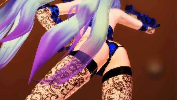 【MMD 4K 60fps HDR (ULTRA HD)】 Brown Eyed Girls - Abracadabra (TDA Miku Bow)