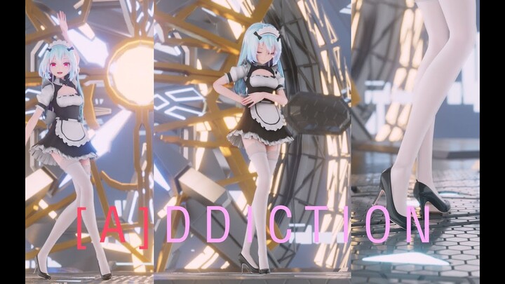 【VOCALOID MMD／4K／60FPS】Hatsune Miku【[A]ddiction】