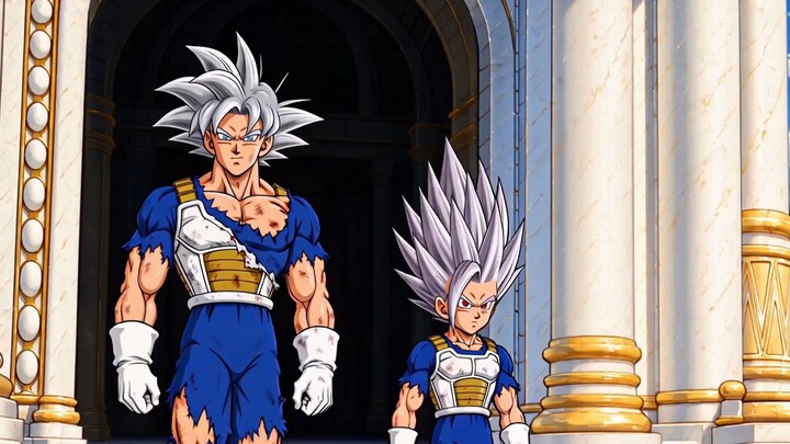 Monkey King's Freedom 1: Goku and Gohan overdid their training in the Room of Spirit and Time.