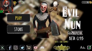 EVIL NUN MAZE BETA 0.9.5 MAIN MENU AND GAMEPLAY!! (Fanmade)