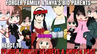 Forger family & Anya's biological parents react to Secrets + Ep16 | Anya's past | Spy x family react