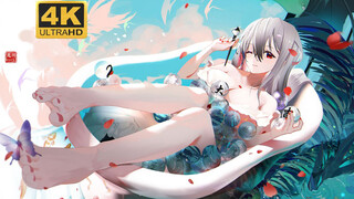 Menggambar Skadi untuk live wallpaper | <Sunshine Girl> | <Arknights>