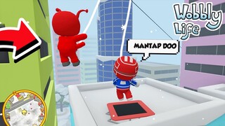 DUO KOCAK IKUT PELATIHAN SPIDERMAN DI WOBBLY LIFE!!!