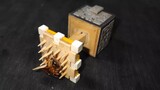 "Piston" Make a Minecraft piston that pricks cockroaches with spikes