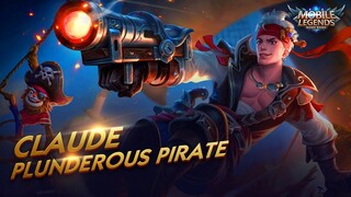 Claude New Skin | Plunderous Pirate | Mobile Legends: Bang Bang!