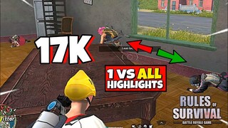 17K SUBS 1 VS ALL MONTAGE HIGHLIGHTS
