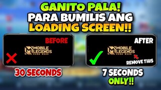 Gawing FAST BOOT Ang Loading ng Mobile Legends mo!!!