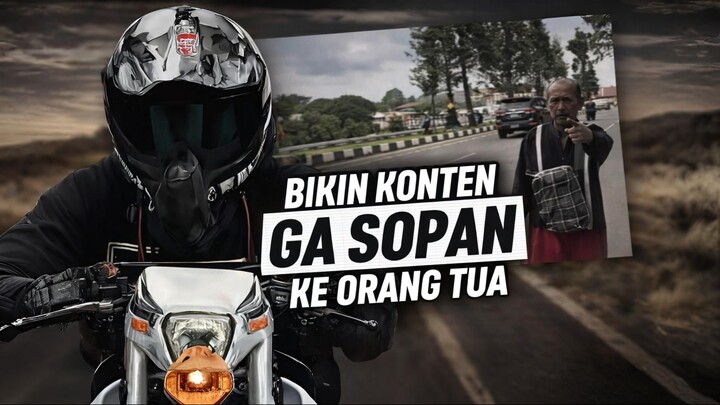 Orang ini Di Hujat Netizen Karna Ga Sopan Ke Orang Tua