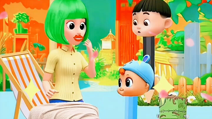 妈妈的头发会变色！