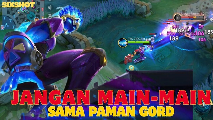 Paman Gord jadi GG pakai skin ini !!! - MLBB