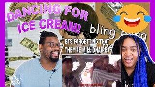 BTS forgetting that they're millionaires for 4 minutes| REACTION