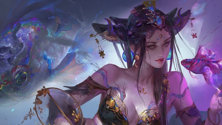 Tencent TiMi's original artist—Tu Mi: talented yet humble, hardworking and highly productive.