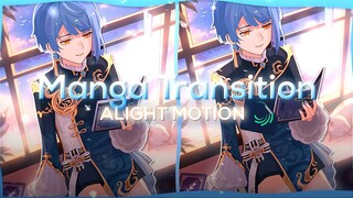 MANGA TRANSITION IDEAS | AE INSPIRED | ALIGHT MOTION