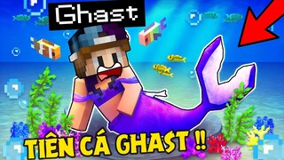 CÁCH BIẾN THÀNH NÀNG TIÊN CÁ TRONG MINECRAFT !! *NÀNG TIÊN CÁ GHAST !!*