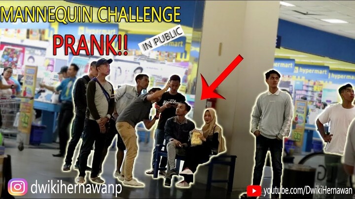 GOKIL! NGERJAIN ORANG BERAME-RAME JADI PATUNG NGAKAK!! - Mannequin Prank Feat. PRANKSTER MALANG